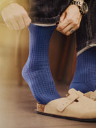 Chaussettes mi-mollet en maille gaufrée MADEN - Évacuation de l'humidité  thumbnail