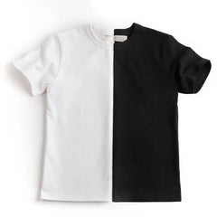 MADEN Schweres 400g Baumwoll-T-Shirt mit Rundhalsausschnitt