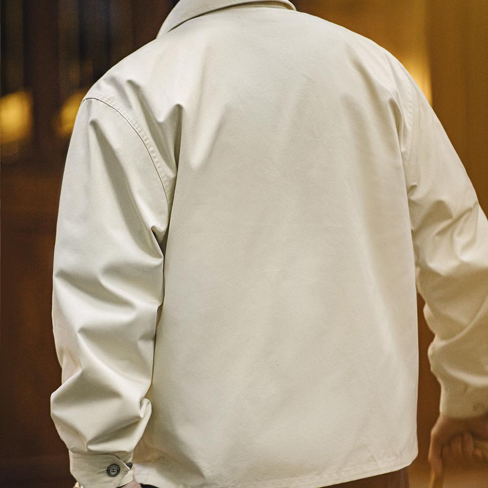 MADEN MADEN Motmot Vogel bestickte lockere Coach-Jacke