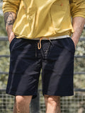 Quần short cargo nylon dệt xếp ly, dáng rộng MADEN selected product image