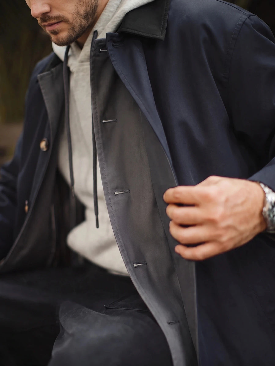 Manteau trench-coat Balmacaan MADEN 