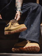 MADEN Men's Vintage Full-Grain Leather Derby Shoes thumbnail