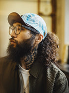 MADEN Men's Wave Print Five-Panel Curved Brim Cap thumbnail