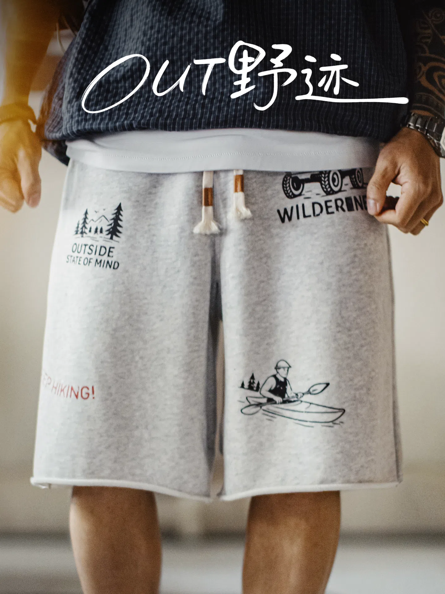 MADEN Heavyweight Terry Print Shorts