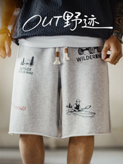 MADEN Heavyweight Terry Print Shorts