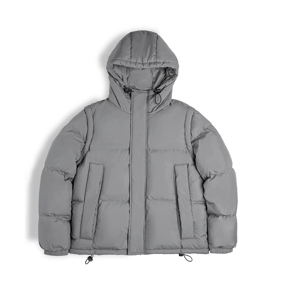 MADEN Men's Detachable Sleeve Down Puffer Vest Jacket