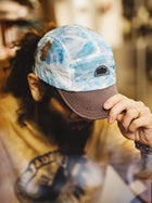 MADEN Men's Wave Print Five-Panel Curved Brim Cap thumbnail