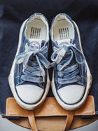 MADEN Men's Vintage Indigo-Dyed Denim Canvas Sneakers thumbnail
