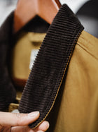 MADEN Corduroy Collar Safari Jacket with Big Pockets thumbnail