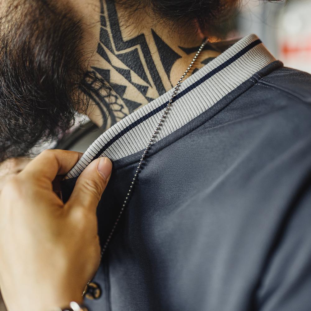 MADEN Baseball Henley T-Shirt - Cotton 100%