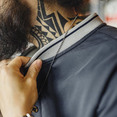 Áo thun henley bóng chày 100% cotton MADEN