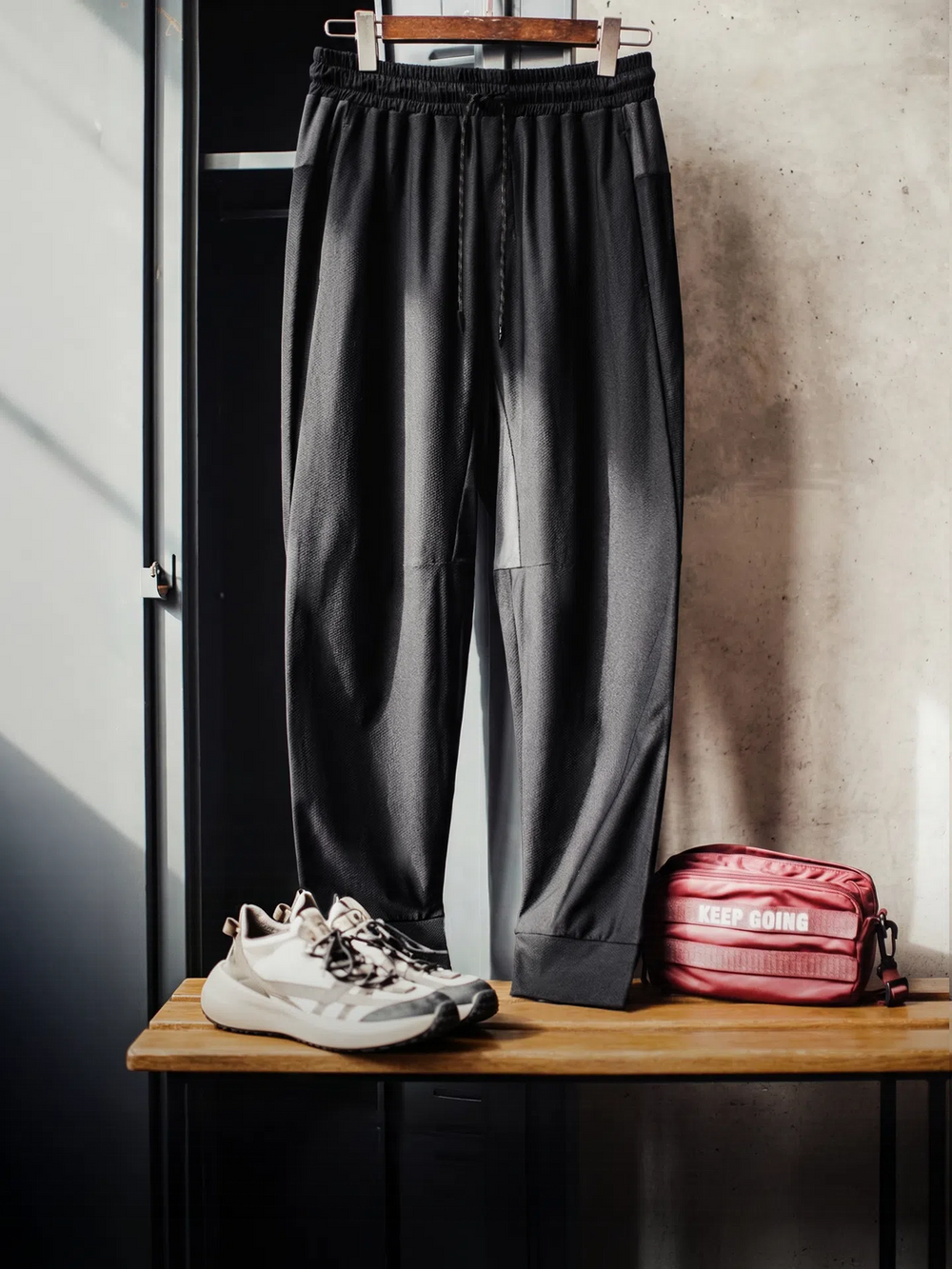 MADEN Cooling Mesh Tapered Joggers