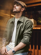 MADEN Men's Plaid-Lined Old-Money Coach Jacket thumbnail