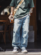 MADEN Men's Vintage Indigo-Dyed Denim Canvas Sneakers thumbnail