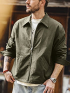 MADEN Men's Plaid-Lined Old-Money Coach Jacket thumbnail