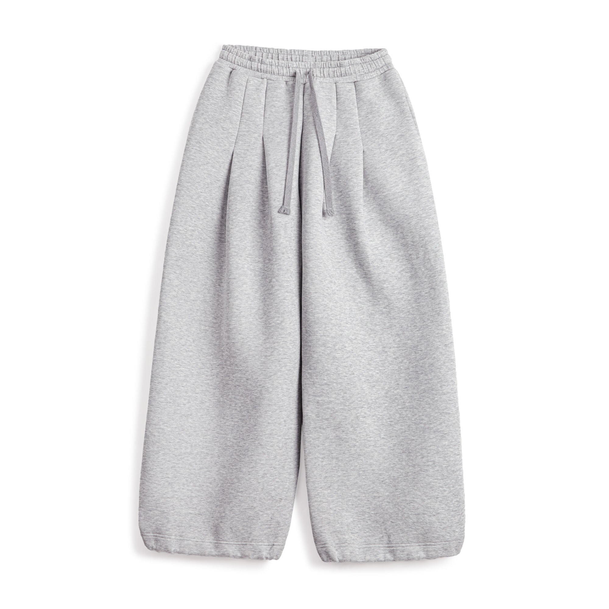Pantalones deportivos gris claro para mujer MADEN con cintura elástica