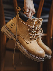 MADEN Unisex Yellow Fleece-Lined Hunting Boots