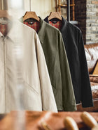 MADEN Men's Plaid-Lined Old-Money Coach Jacket thumbnail