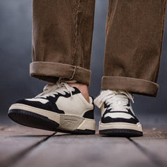 MADEN Herren Color-Block Low-Top Canvas Sneaker
