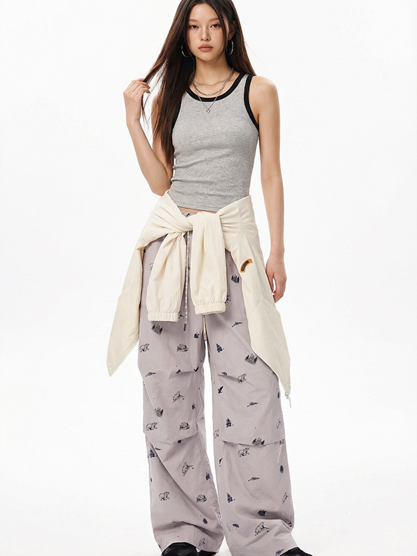 MADEN Camping Graphic Paratrooper Pants