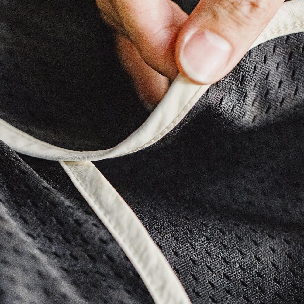 MADEN Doppel-Lagen Mesh Patchwork Basketball Shorts