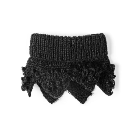 MADEN Womens Knit 2 Way Scarf and Neck Warmer Thick Warm Winter Black Cozy Knit Winter Scarf for Women