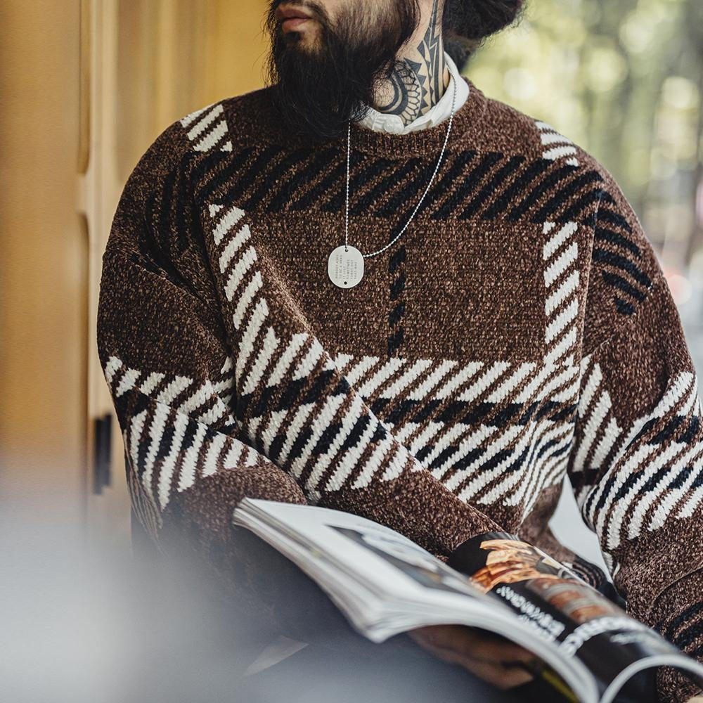 MADEN Christmas Chenille Sweater