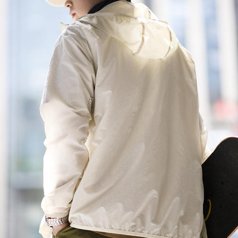MADEN UPF 50+ UV Sunscreen Jacket Sun-protective Coat Zip-Up Ultra Light Thin Breathable Portable Hooded Skin Coat