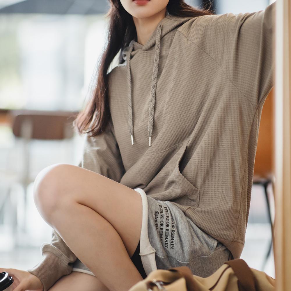 MADEN Damen Raglanärmel Bestickter Rundhals Pullover
