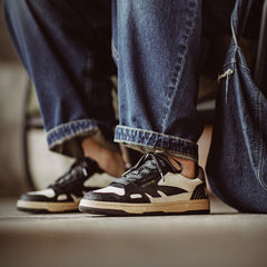 MADEN Black & White Panda 86 Skate Sneakers