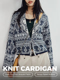 MADEN Navajo Cardigan V-Neck Sweater selected product image