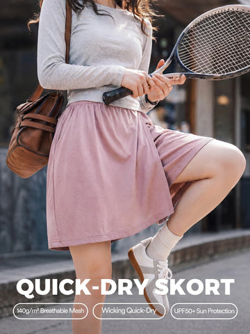 MADEN Women's Quick-Dry Athletic Skort for Sports