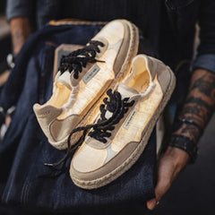 MADEN Woven Linen Fisherman Shoes