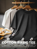 Áo thun MADEN cotton nặng dáng rộng cổ tròn selected product image