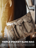 MADEN Tactical Camo Messenger Bag Utility Crossbody selected product image