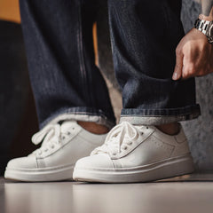MADEN Classic Chunky White Sneakers