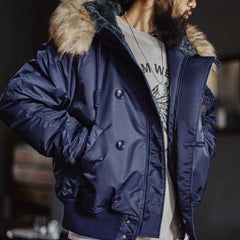 MADEN N2A Detachable Fur Collar Parka