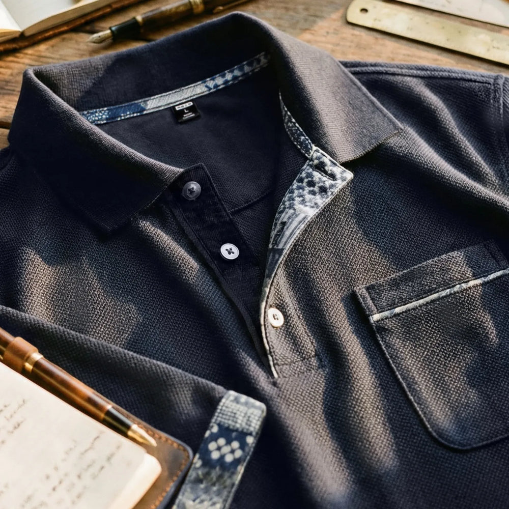 MADEN Premium Vintage Men's Polo Shirt