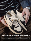 MADEN 남성용 컬러블록 로우탑 캔버스 스니커즈 selected product image