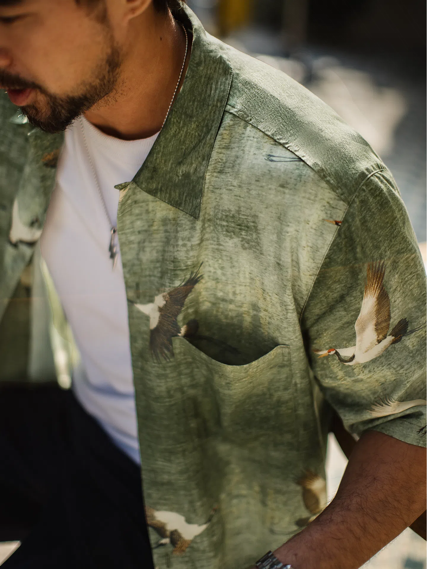 MADEN Lyocell Short Sleeve Shirt