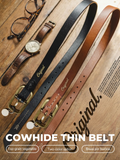 MADEN Vegetable-Tanned Leather Belt selected product image