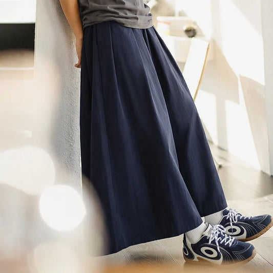 MADEN Women's A-Line Wide Leg Culotte Pants