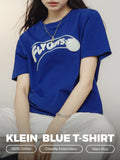 MADEN レディース クラインブルー オーバーサイズ コットンTシャツ selected product image