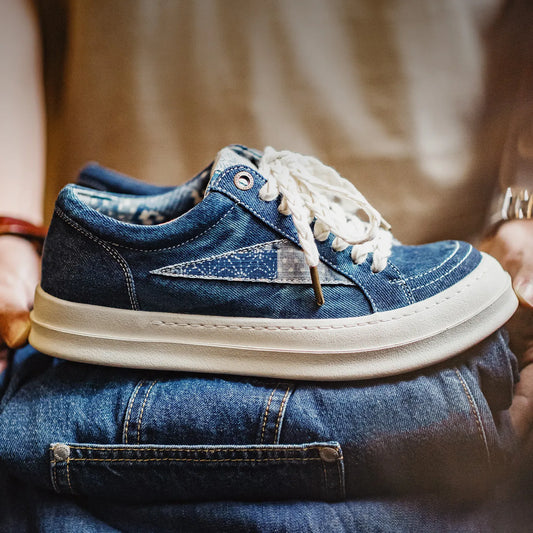 MADEN Tie-Dye Canvas Plateauschuhe