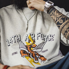 MADEN Souvenir Tiger Print Sweatshirt