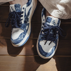 MADEN Retro Tie-Dye Chunky Sneakers for Daily Wear