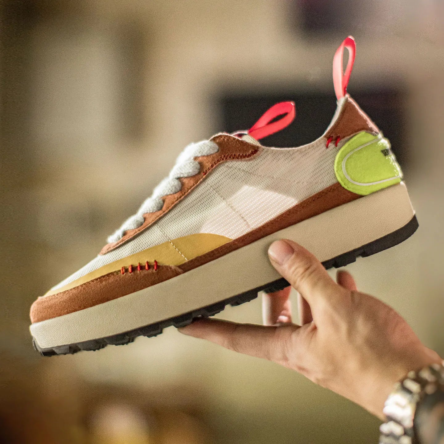MADEN Vintage Mesh Waffle Sneakers