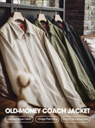 MADEN Men's Plaid-Lined Old-Money Coach Jacket thumbnail