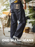 Quần jeans raw denim selvedge giặt một lần nam MADEN selected product image