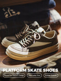 Baskets MADEN Retro RO High Street marron à plateforme, chaussures décontractées, semelle épaisse Cleanfit, style skate, polyvalentes pour un usage quotidien  selected product image